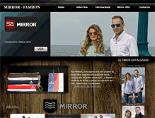 Tablet Screenshot of mirror-fashion.com